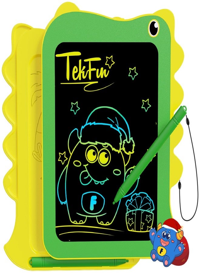 TEKFUN LCD Writing Tablet for Kids, Doodle Board Drawing Pad, Dinosaur Toys for Kids, Travel Toys for 3 4 5 6 Year Old Boys Girls, Easter Birthday Christmas Gifts (8.5in Green) - Image 1